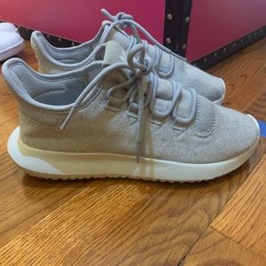 Adidas Tubular Shadow White Grey Running Shoes